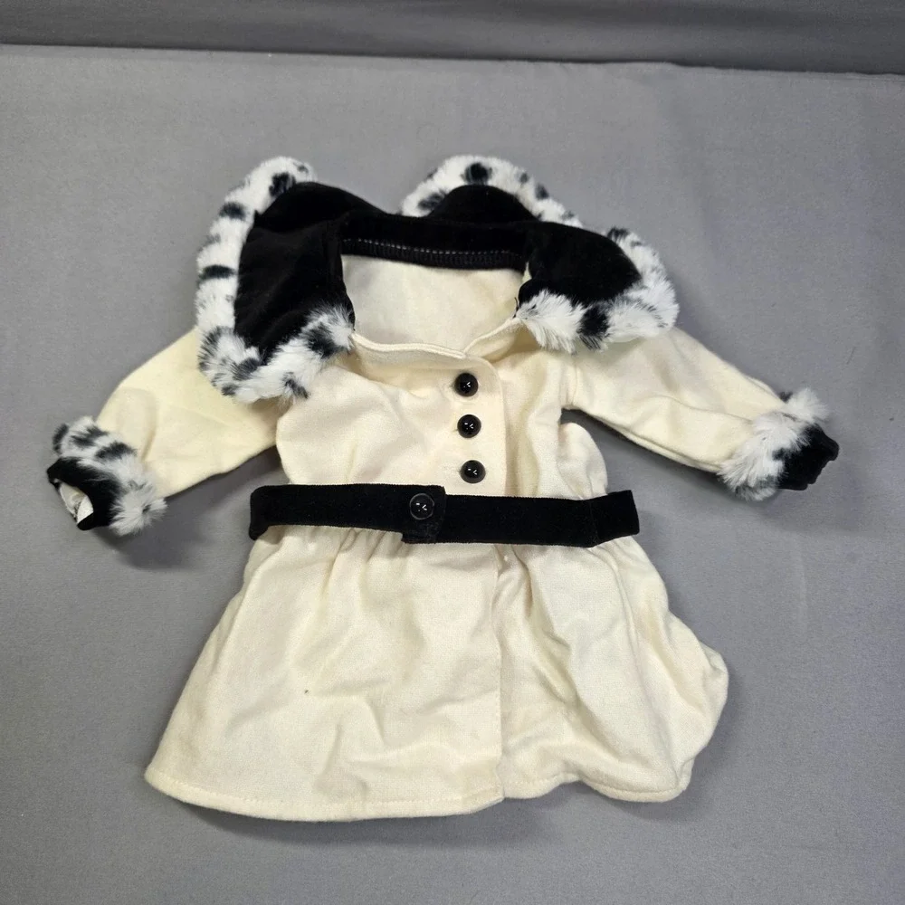 American Girl Samantha Beforever Holiday Christmas Red Dress Fancy Coat & Hat